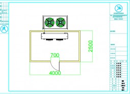 甘肅天水10平米粉條冷庫(kù)設(shè)計(jì)方案-萬(wàn)能制冷