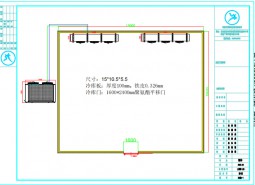 甘肅張掖高臺縣150平米蔬菜保鮮冷庫設(shè)計案例-萬能制冷